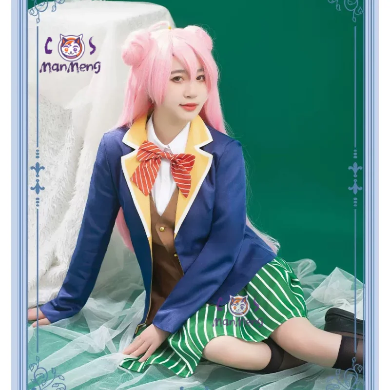 Аниме Happy Sugar Life Matsuzaka Satou Koube Shio Косплей Костюм для девочек JK Юбка Школьный парик