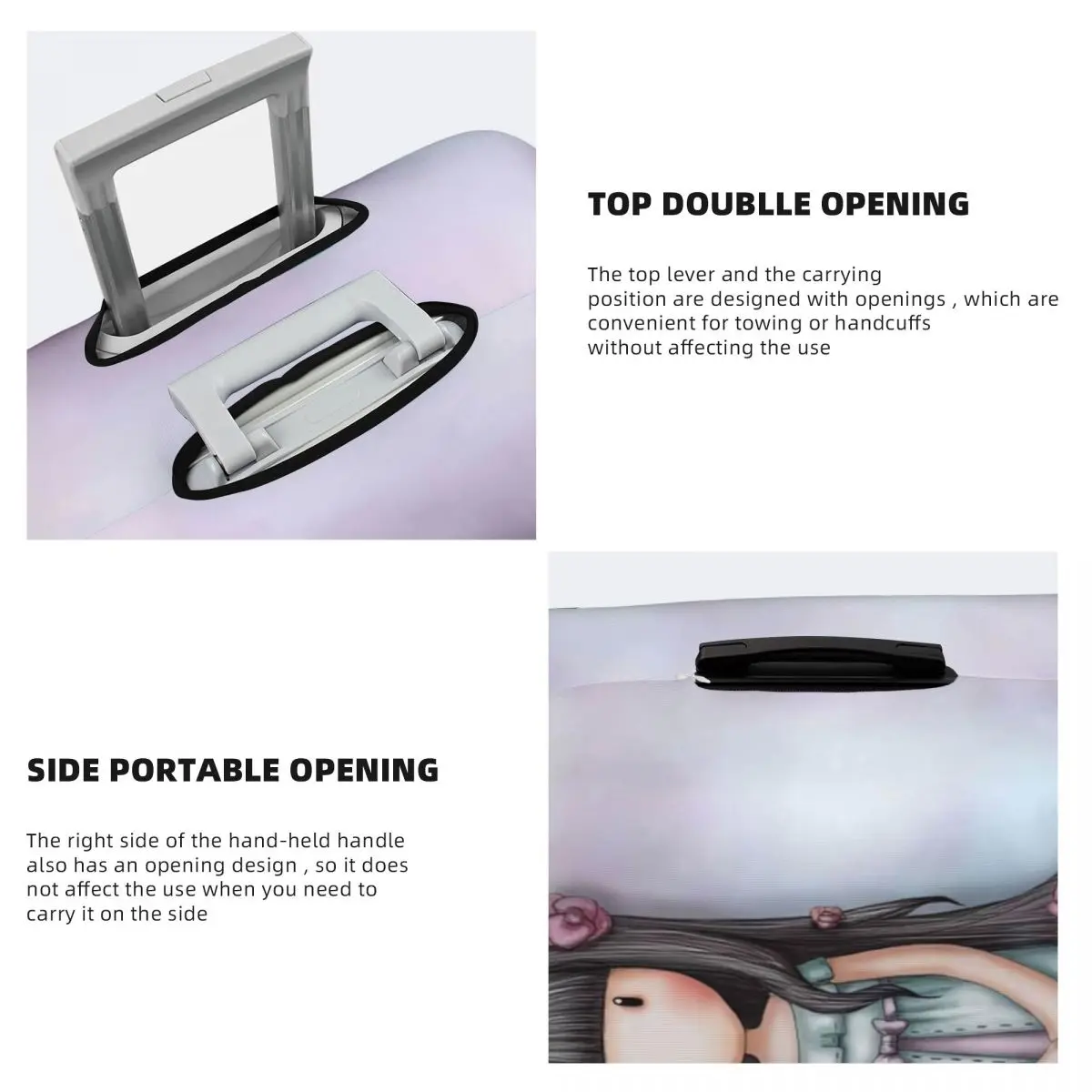 Gorjuss гимнастический дизайн чемодан защитный Пылезащитный эластичный