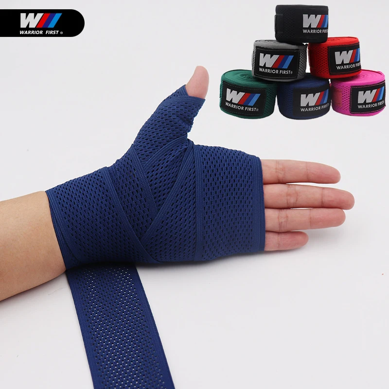 

Mesh Breathable Boxing Bandage Polyester Cotton Winding Tape Free Fight Muay Thai Sanda Training Hit Sandbag Finger Protection