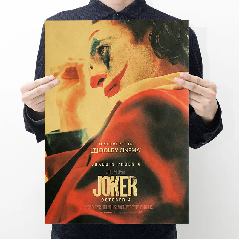 

Classic Clown Role Kraft Vintage Paper Poster Home Room Wall Decoration Bedroom Living Room Painting Aesthetic