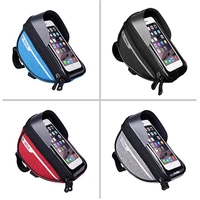 b soul bike bicycle bag front tube frame handlebar bags triangle pouch waterproof frame holder cycling bicycle accessories