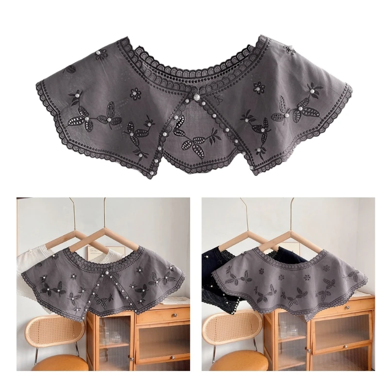 

False Collar Women Faux Collar Dickey Collar Detachable Collar for dress Embroidery Collar Lace Collar Sweater Collar