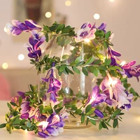 holiday floral led string lights 10 leds 1 5meter by aa battery kids room flowerchristmas decor event partynew year supplies