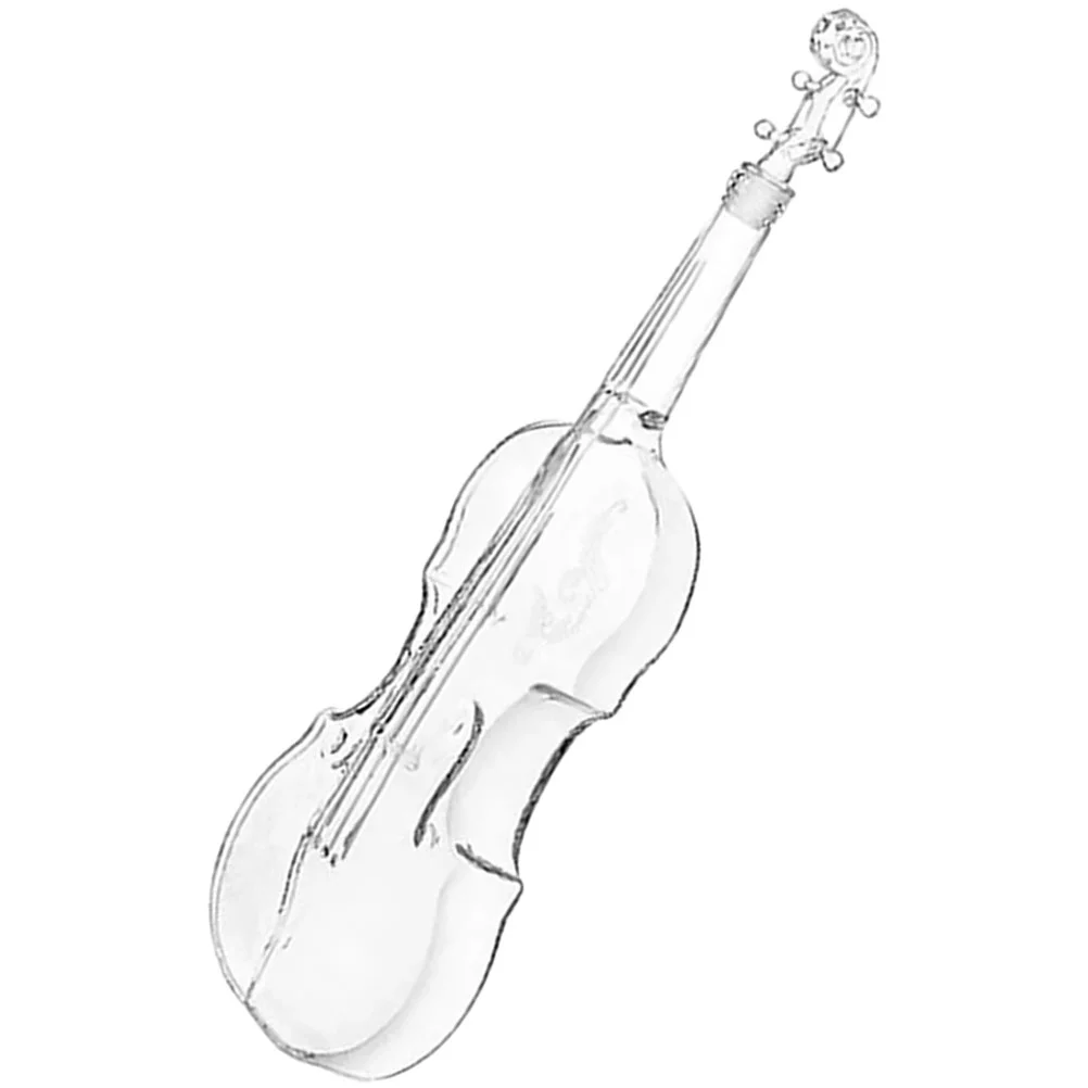 

Portable Multifunctional Creative Household Red Bottle Violin Bottles Decanter for Hotel Shop Bar Home