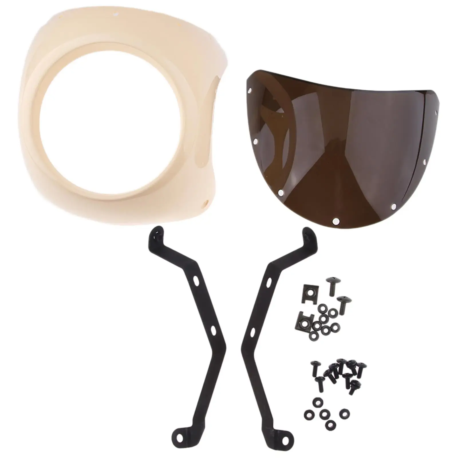 

7 Inch Headlight Fairing Wind Screen Cover for Retro