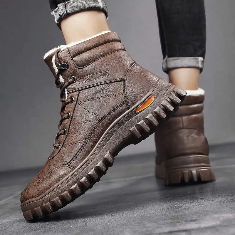 

Men Boot Zipper High Top Sneakers For Men Chunky Trainers Casual Shoes Big Number Winter Male Luxury Brand High Quality Tennis