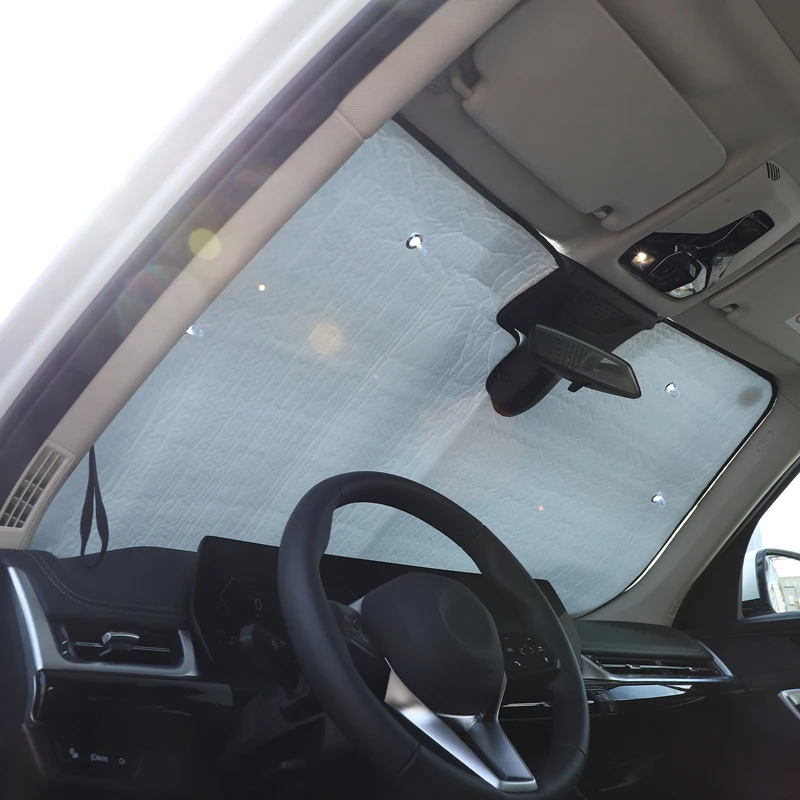 Для BMW X1 IX1 U11 2023-2024 алюминиевая фольга серебристый автомобильный передний лобовое