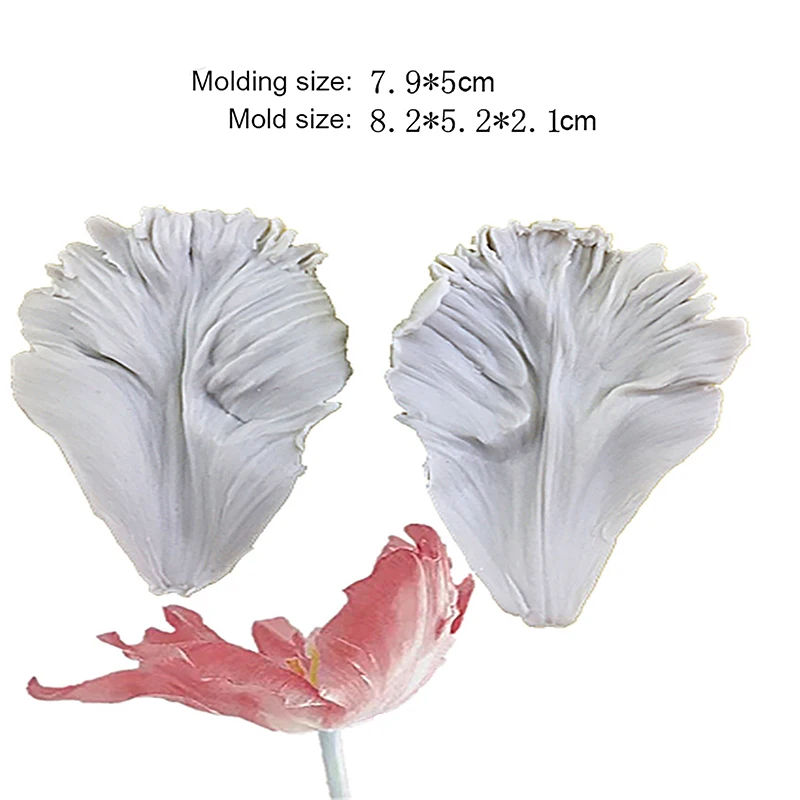 

Форма для лепестков тюльпанов из силикона 2 шт.