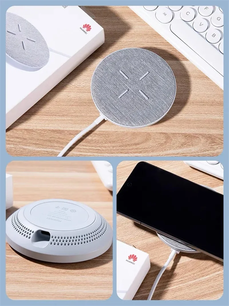 Беспроводное зарядное устройство Huawei Max 27 Вт Стандартная зарядка CP61 Qi Pad кабель USB