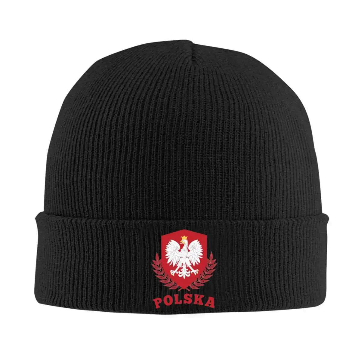 Польша Вязаная шапка Шапка-бини Осенне-зимняя Теплая цветная для мужчин и женщин