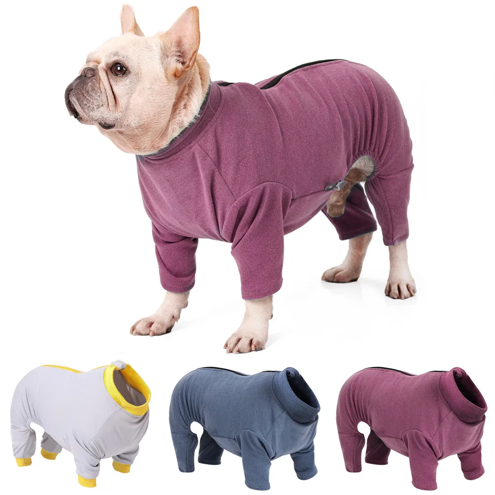 

ZOOBERS Dog Pajamas For Medium Large Dog Onesie After Surgery Recovery Suit Soft Long Sleeve Bodysuit Prevent Licking