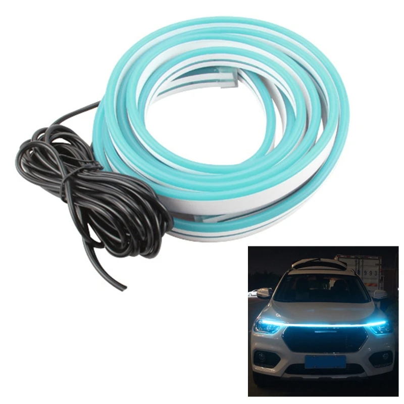 

DRL Автомобильные дневные ходовые огни светодиодсветодиодный Гибкая полоса Автомобильные фары s АВТОМОБИЛЬНОЕ украшение