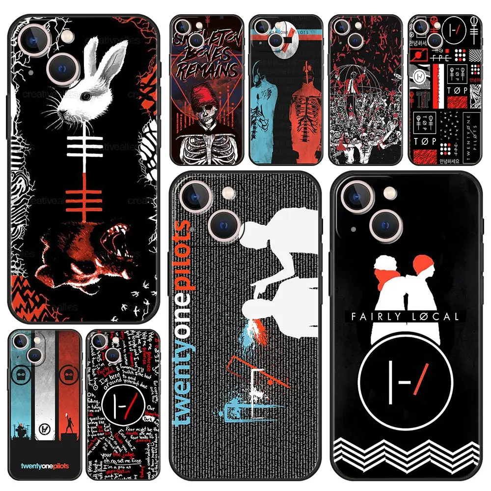 

Cover Case for iPhone 11 12 13 Pro Max Mini 11Pro 12Pro 13Pro SE X XS Max XR 5 6 6S 7 8 Plus Soft Twenty One 21 Pilots Quote