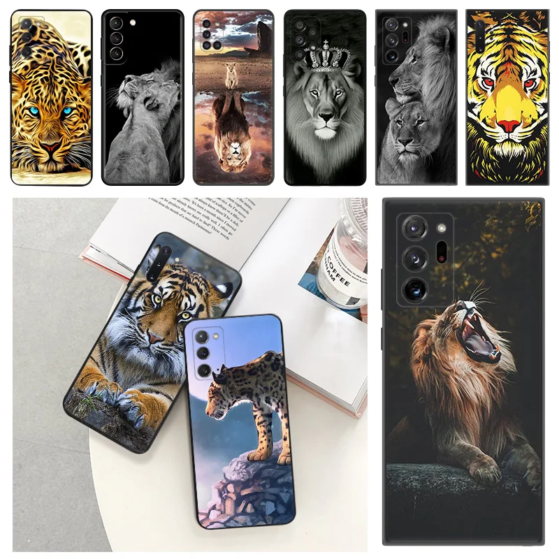 

Silicone Phone Case for Samsung M54 A24 S8 M30 M11 M21 M31 M01 M51 M32 M12 M04 M62 M22 M52 M23 M33 M53 M13 Lion King Tiger Cover