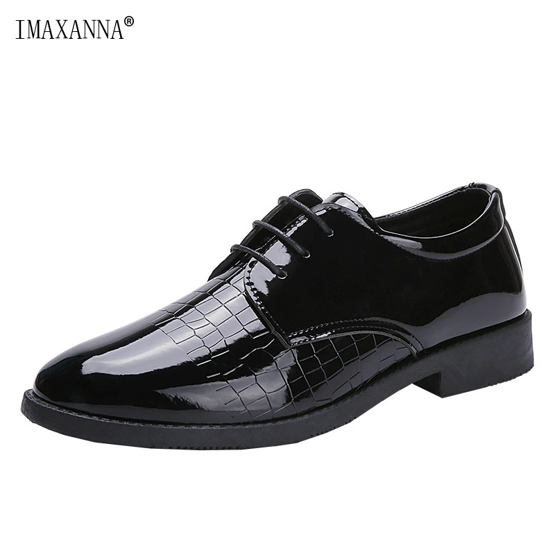 

IMAXANNA New British Men's Formal Business Casual Shoes Luxury All-match Leather Shoes Soft And Comfortable Size38-45