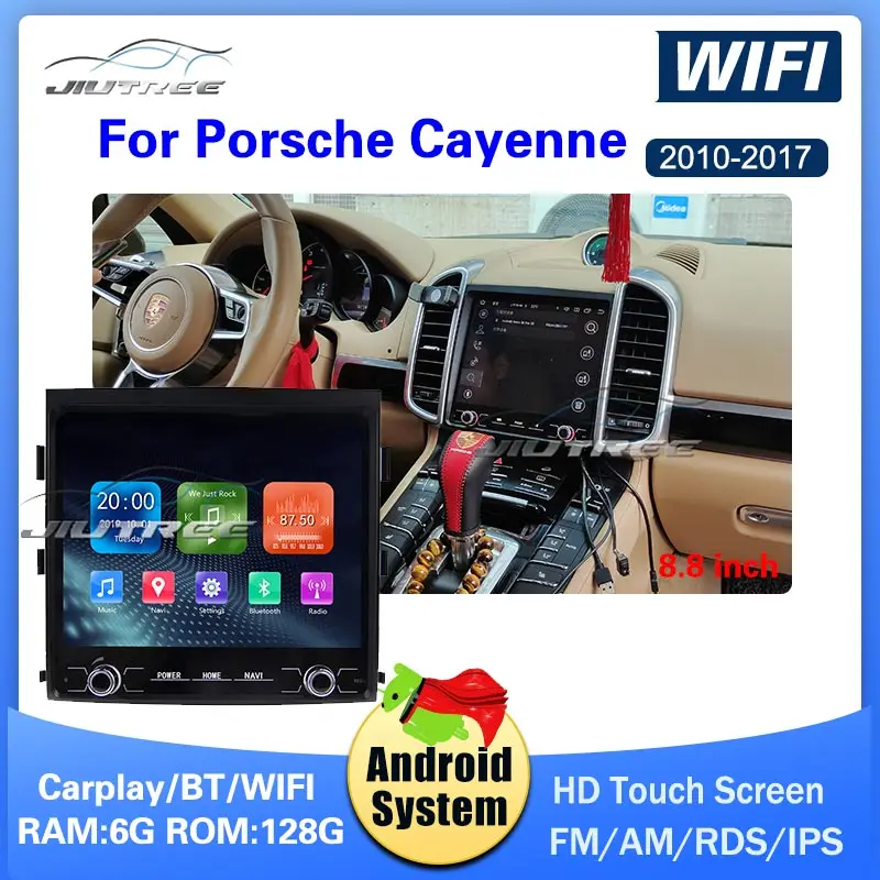 

Android для PORSCHE CAYENNE 2010-2017, автомобильное радио, радио, мультимедийный плеер, автомобильное стерео Carplay