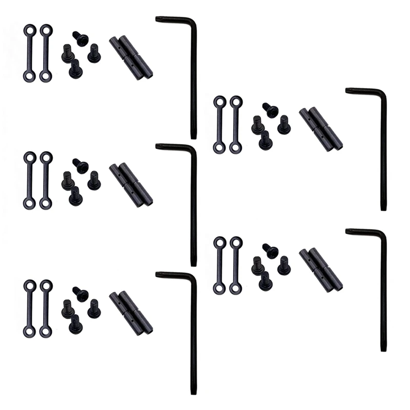 

5 Sets Steel Side Plates Non-Slip Fixed Column Rotation Pins Hammer Trigger Pins