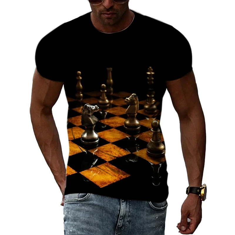 

Мужская футболка с коротким рукавом и круглым вырезом, с 3D-принтом