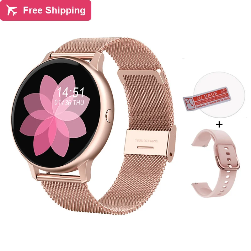 

IP67 Smart Watch Women DIY Watchface Heart Rate Monitor Blood Pressure Oxygen ECG Call Whatsapp Notification Man Smarwatch 2021