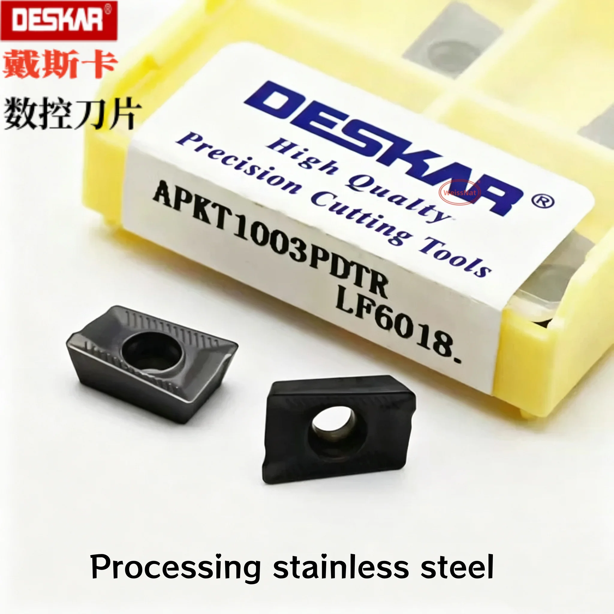 Фото DESKAR APKT1135PDFR-AL APKT1604PDFR-AL APKT1604PDFR-MA3 K10 APKT1003PDTR LF6018 APMT1135PDER-M2 TF518 APKT APMT фрезерные пластины №1