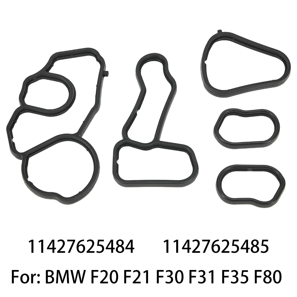 

5x OIL Cooler-FILTER HOUSING GASKET SEAL Durable Car Interior Trip Fit FOR BMW F20 F21 F30 F80 F31 11427625484