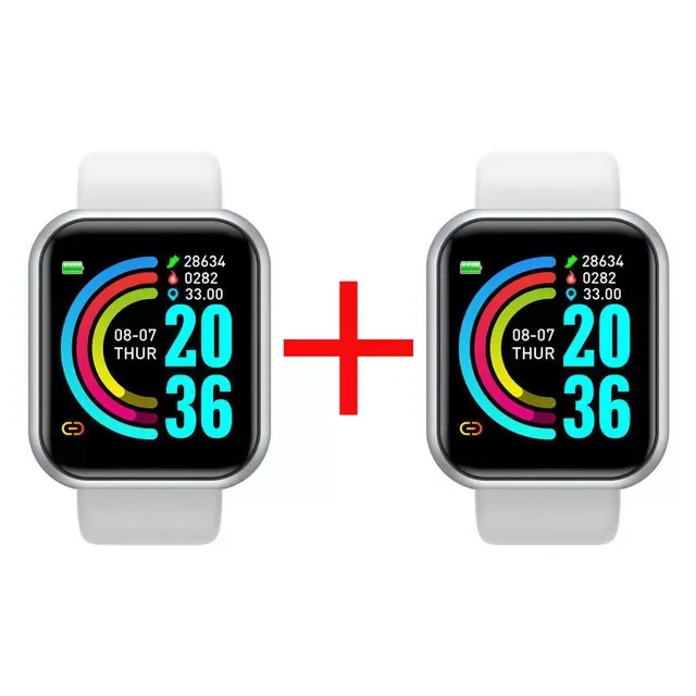 

Y68 Smart Watch Men 2021 Smartwatch Heart Rate Blood Pressure Sleep Motion Tracking Monitoring Smart Bracelet for Android IOS
