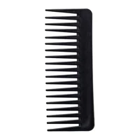 1pcs 19 teeth tooth comb large wide black plastic pro salon barber hairdressing combs reduce hair loss hair care tool barber