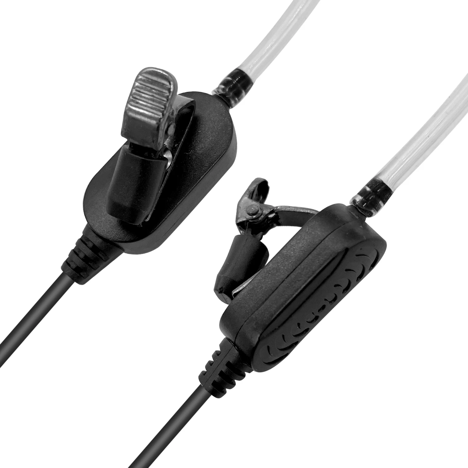 Risenke Two Way Radios Walkie Talkie Accessories Earpiece Headset Great Pair of The Big PTT for HYT TC500,TC600,TC610,TC700