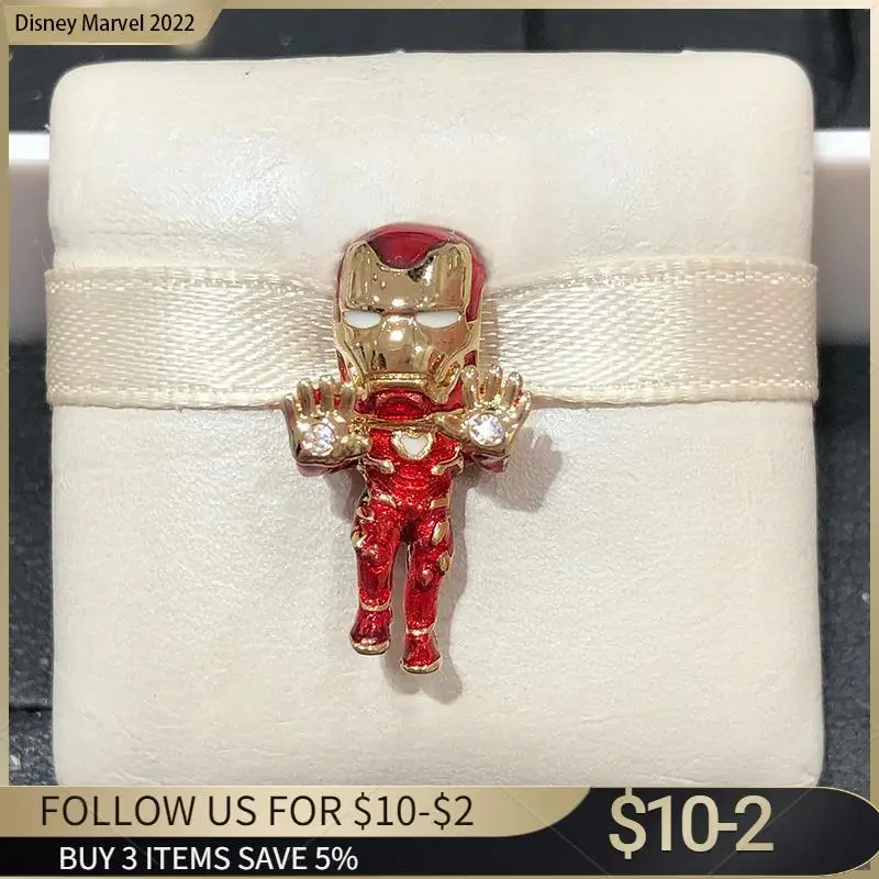 Талисманы plata de ley 925 Disney Marvel Bead Fit оригинальный браслет Pandora DIY женские ювелирные