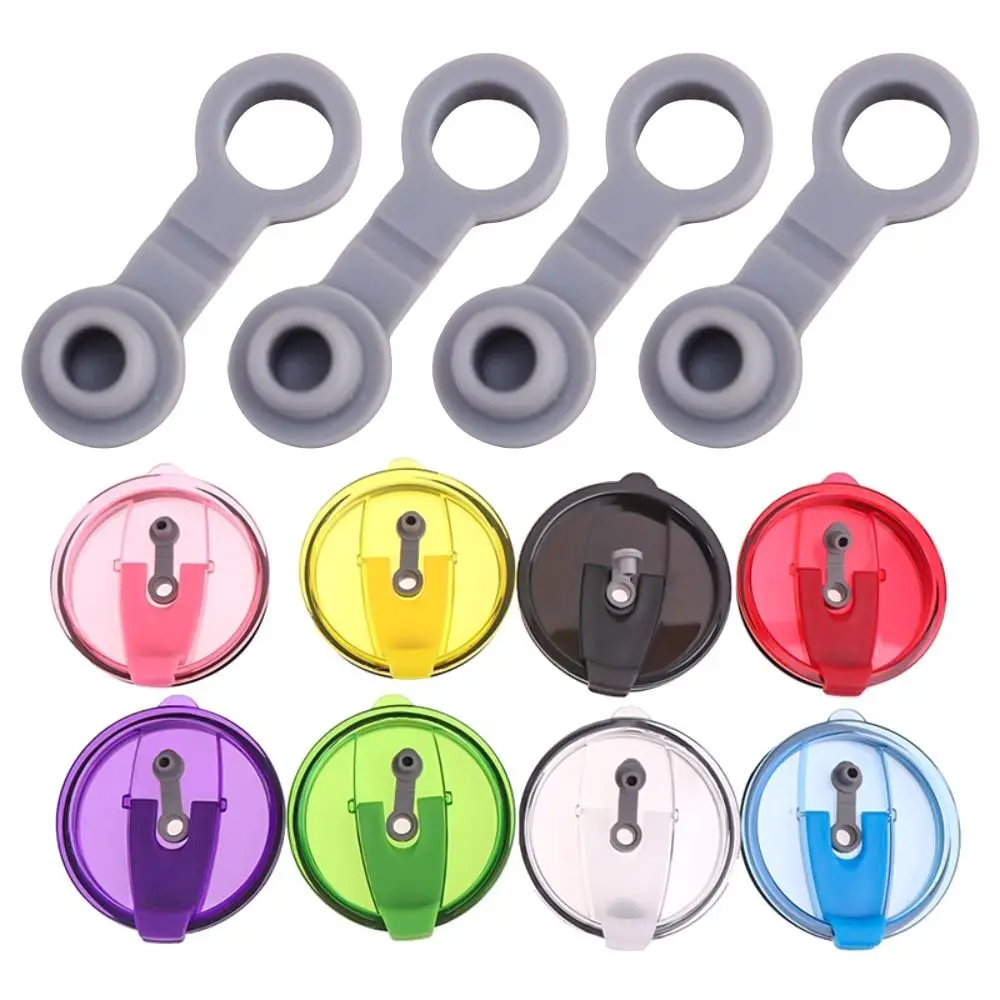 50pcs Universal Silicone Sealing Bottle Straw Hole Grommets Stopper Lids Straw Plug Replacement Tumber 20/30Oz Thermos Cup