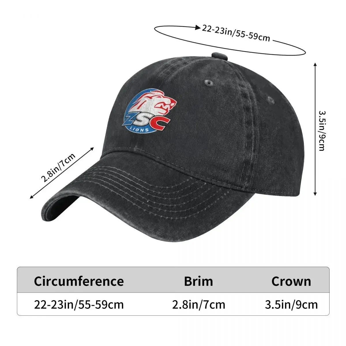 Бейсболка ZSC Lions Swiss Ice Hockey Sports Fans Zürich Switzerland, винтажная модная кепка от солнца, кепки для женщин и мужчин (art.: 3920db28956c5) - 3920db28956c5