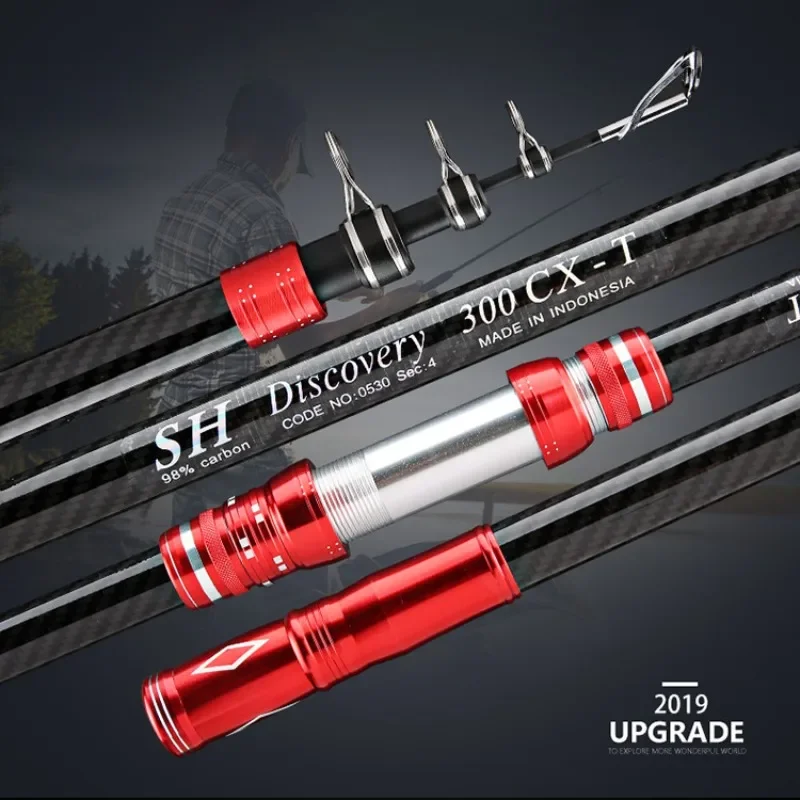 Морская удочка Удочка для дальнего метания Сверхжесткая Сверхлегкая Короткая