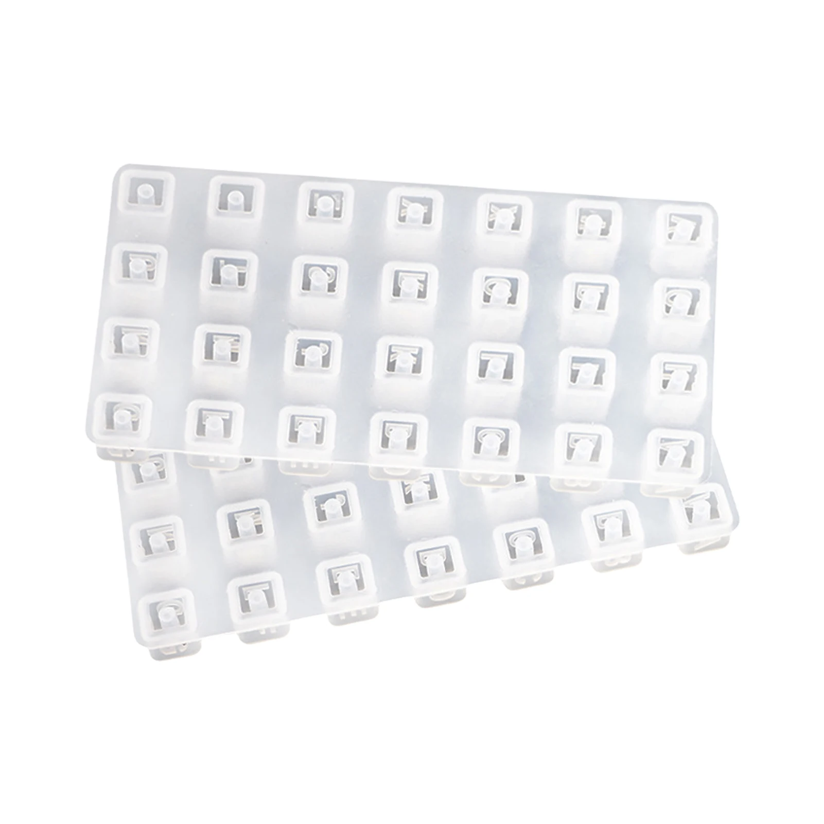 

Mini Letter Silicone Mold Small Silicone Alphabet Mould Letter Cube Molds With Holes Letter Bracelet Keychain Pendant Jewelry