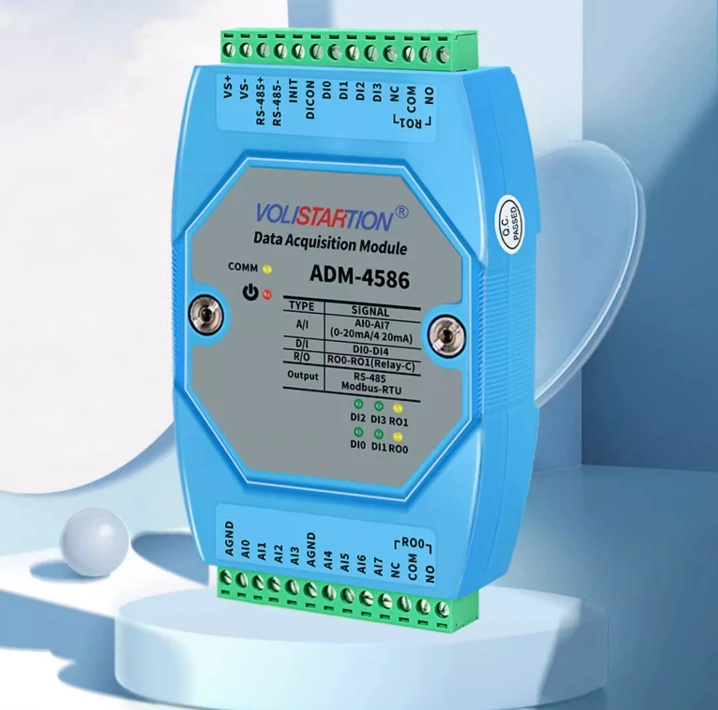 ADM-4586 8-канальный 4-20mA захват 4-канальный переключатель вход 2-канальный релейный