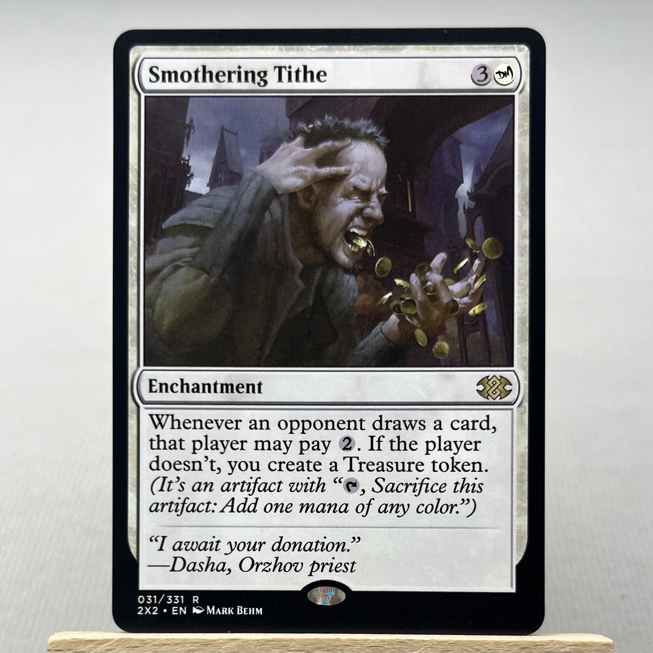 2X2 HOLO9-I02 Карты Tcg German Magical Consecrated Sphinx the Emrakul, the Aeons Torn Smothering Tithe gather (art.: 3920cc36122e4) - 3920cc36122e4