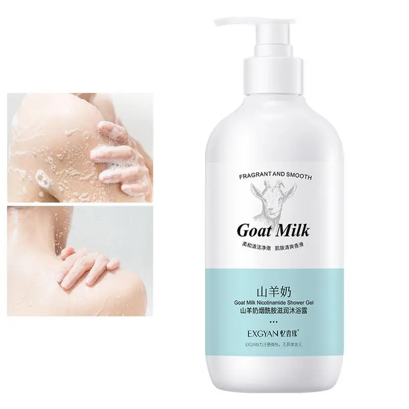 

Clean Body Wash Moisturizing And Hydrating Shower Gel With Niacinamide And Goat Milk Exfoliation And Brightening Various Skins