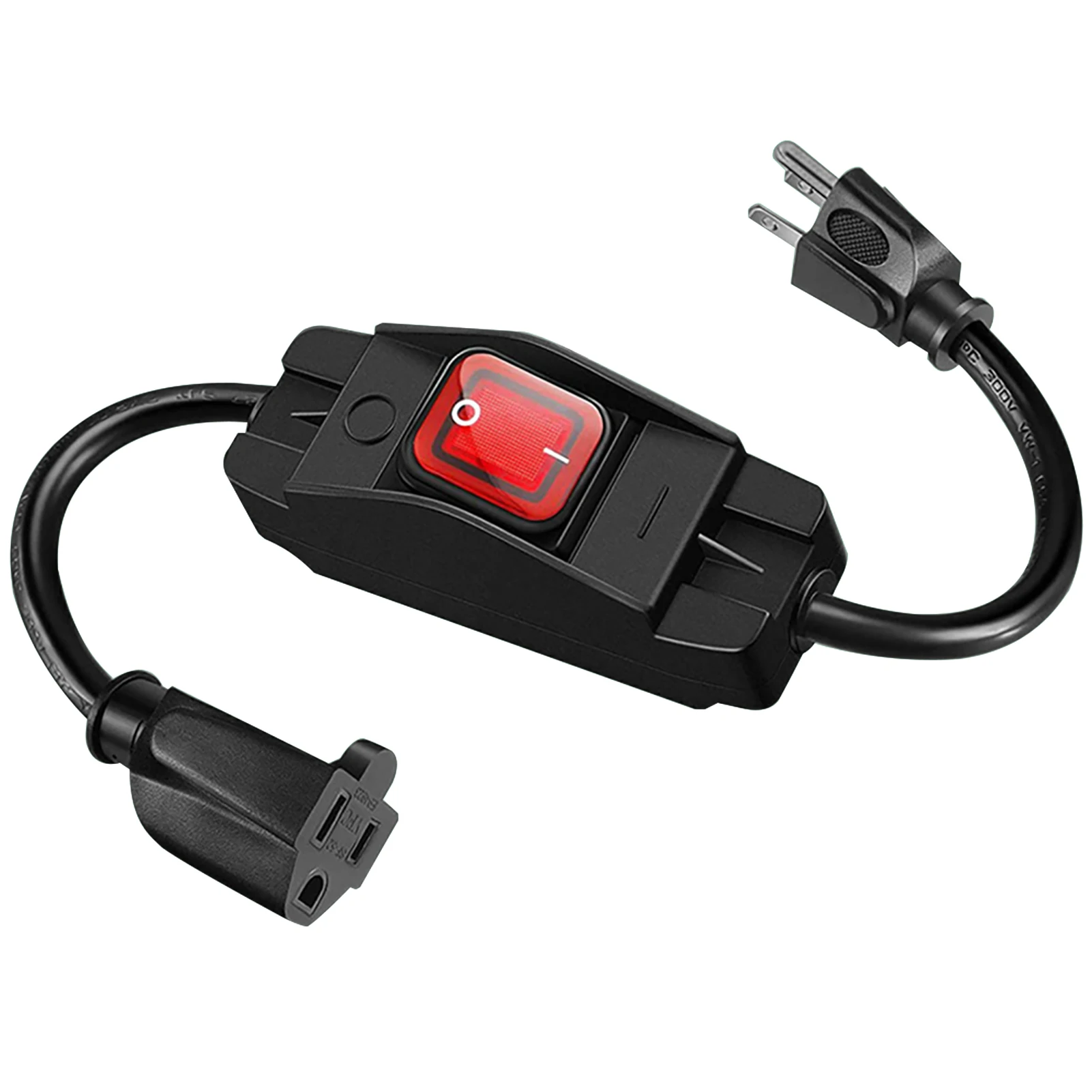 

Удлинительный шнур SJTW, прочный удлинитель для внутреннего и наружного монтажа, с водонепроницаемым переключателем, сменная деталь, 3 зубца, ...