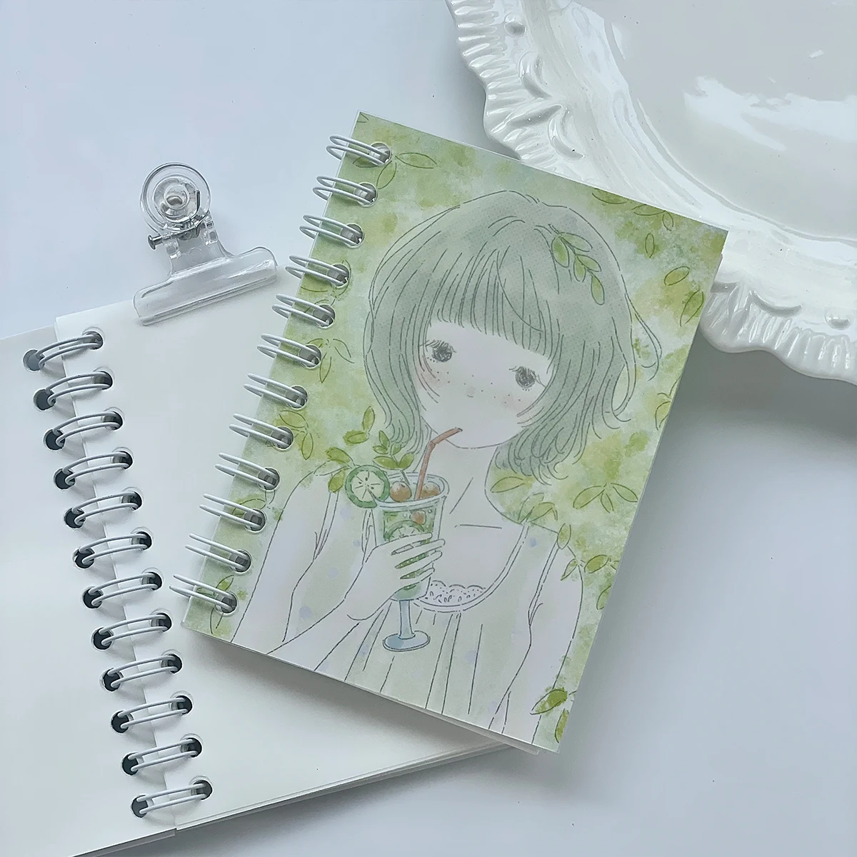 

Новый летний бумажный блокнот M5, мини-наклейки в стиле соли, двусторонний милый декор для скрапбукинга WAKAWAKA