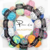 50g knitting crochet milk cotton wool yarn hand knitted yarn diy craft knit yarn sweater scarf hat line threads 120m