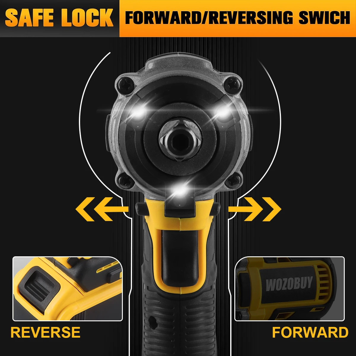 18-футовый Бесщеточный Электрический Ударный Гайковерт