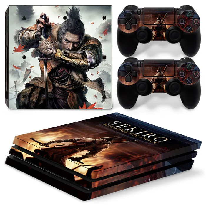 Защитная виниловая наклейка для консоли PS4 Pro и 2 контроллера на заказ