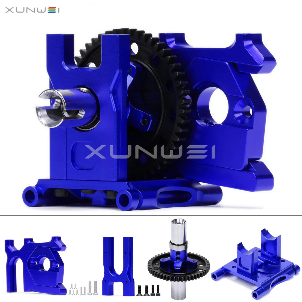 Набор алюминиевых центральных дифференциалов 50T стальной прямой вал для RC ARRMA 6S