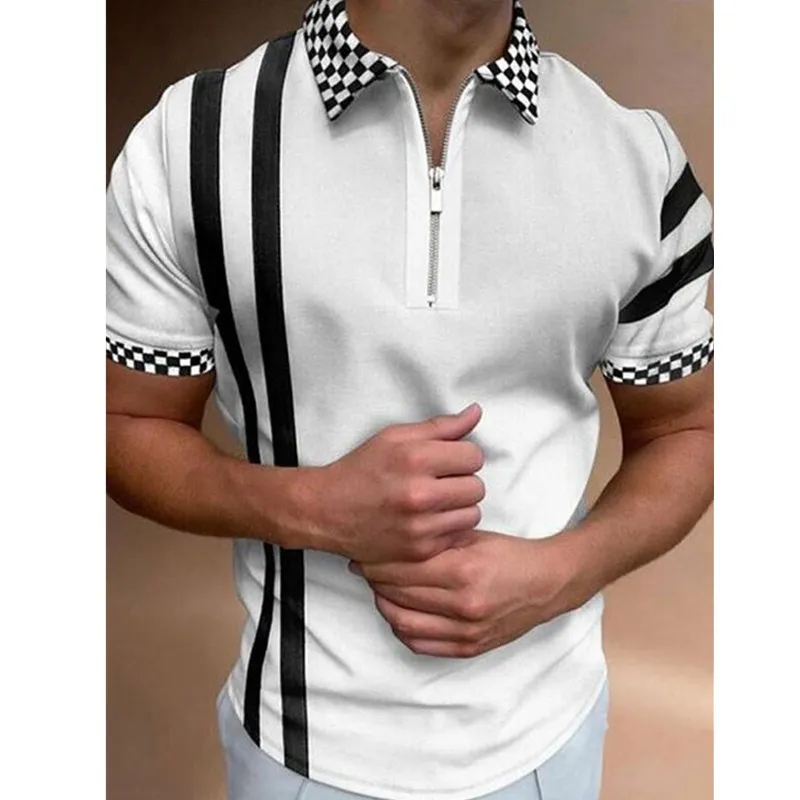FashionPolo Shirts Men's Clothing 2023 Spring New Casual Pullovers Loose All-match  ，Shopping ，Beach ，Business ，Office