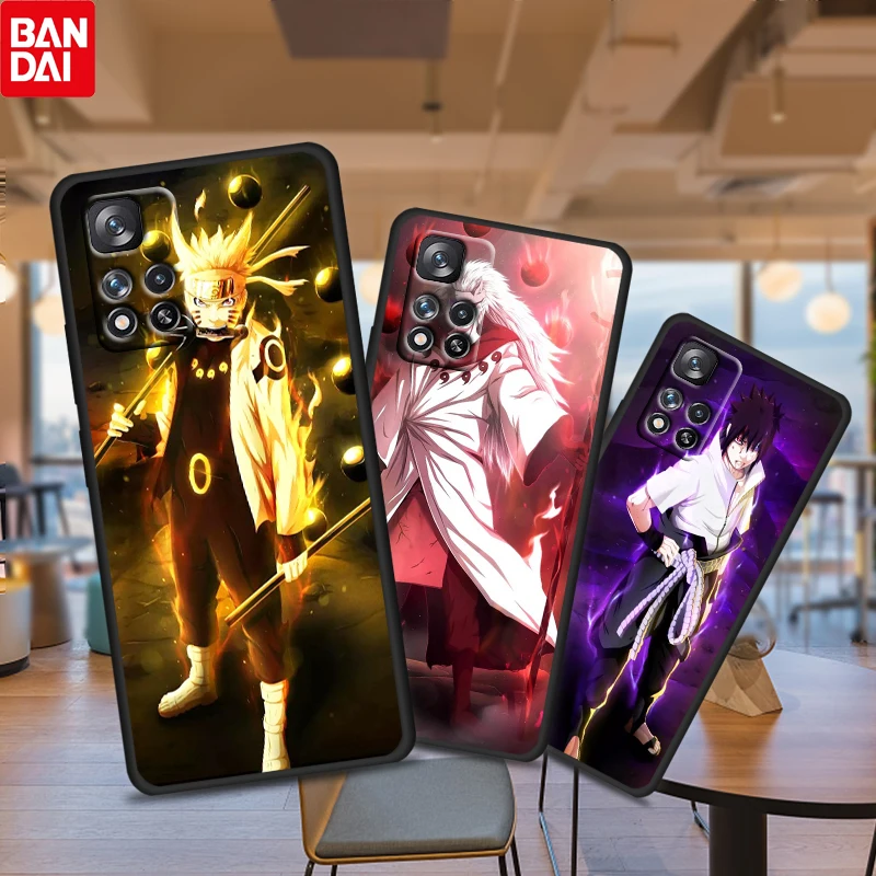 

Anime Naruto Cartoon for Xiaomi Redmi Note 11 10 11T 10S 9 9S 8 7 5G 4G Silicone Soft Black Phone Case Fundas Coque Capa Cover