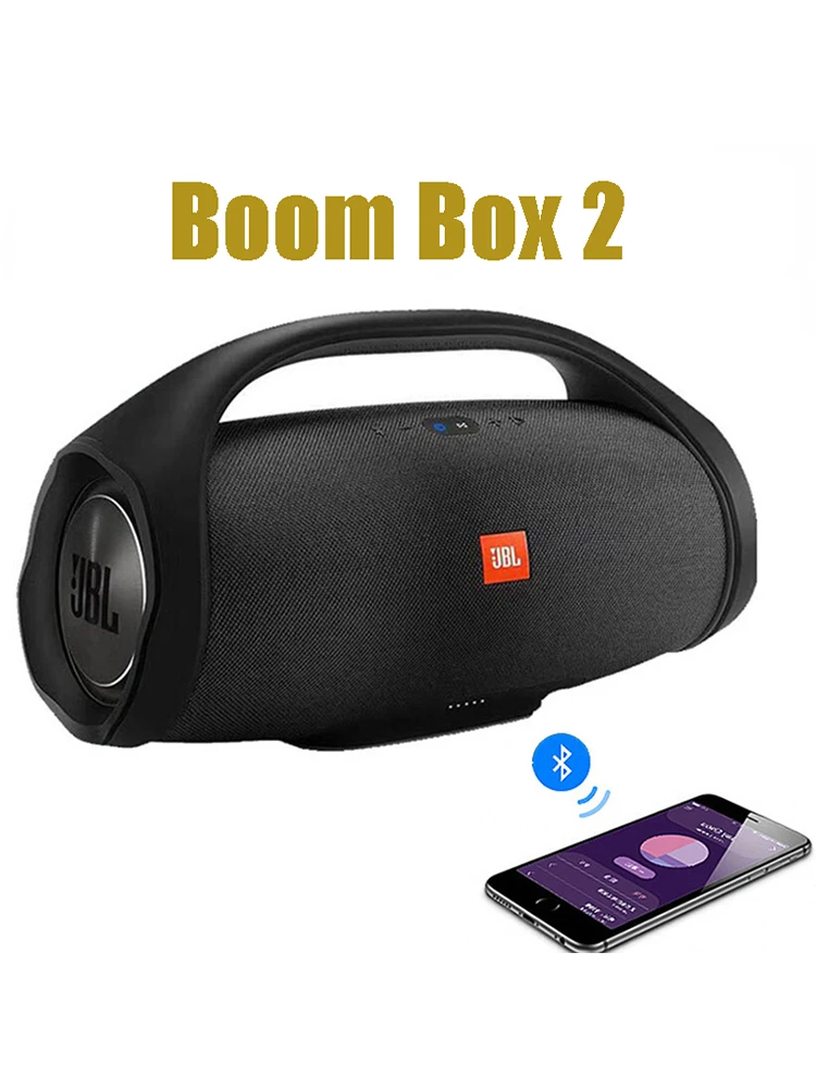 Boombox 2 Bluetooth Speaker Portable Outdoor Wireless Smart Subwoofer Soundbar Large Powerful Boom Box 2 Caixa De Som Altavoz