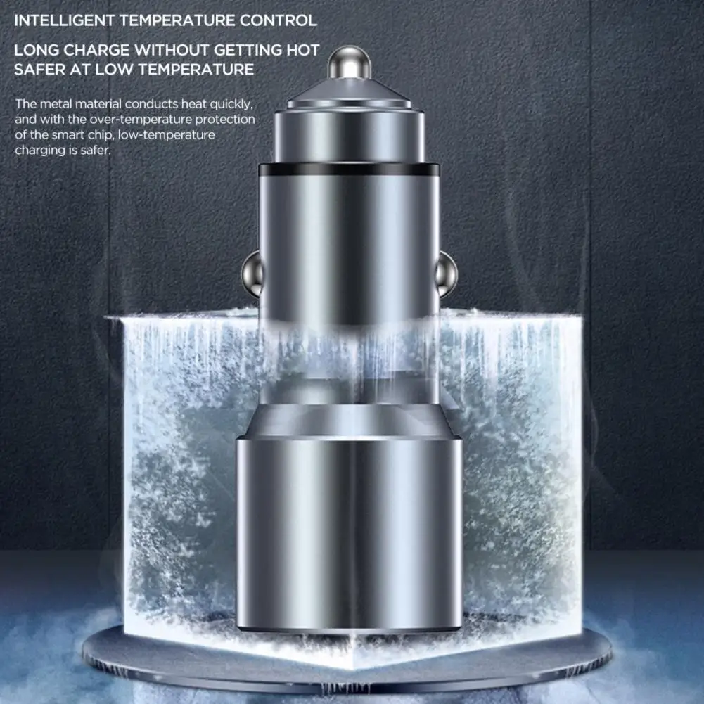 Автомобильное зарядное устройство легкое автомобильное для телефона плавный