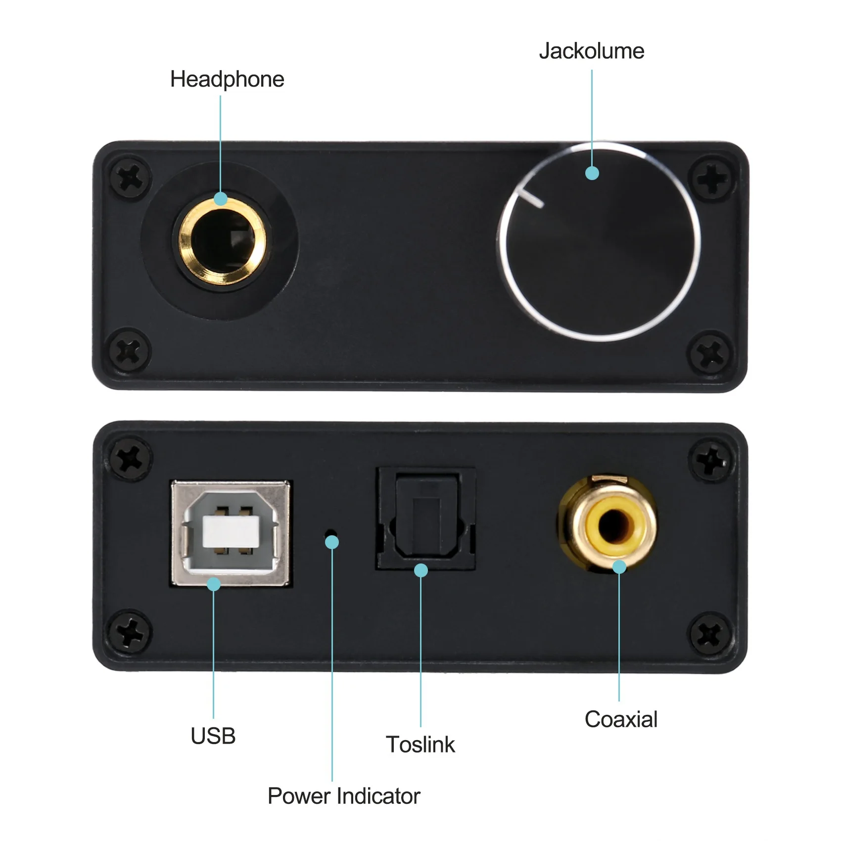 USB в коаксиальный S/PDIF оптический преобразователь для наушников 3 5 мм/6 мм ЦАП
