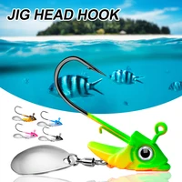 fishing lure jig head hooks 10 5g15g fish head hook spinner bait lead head lure swimbait for worm bait fishing tackle