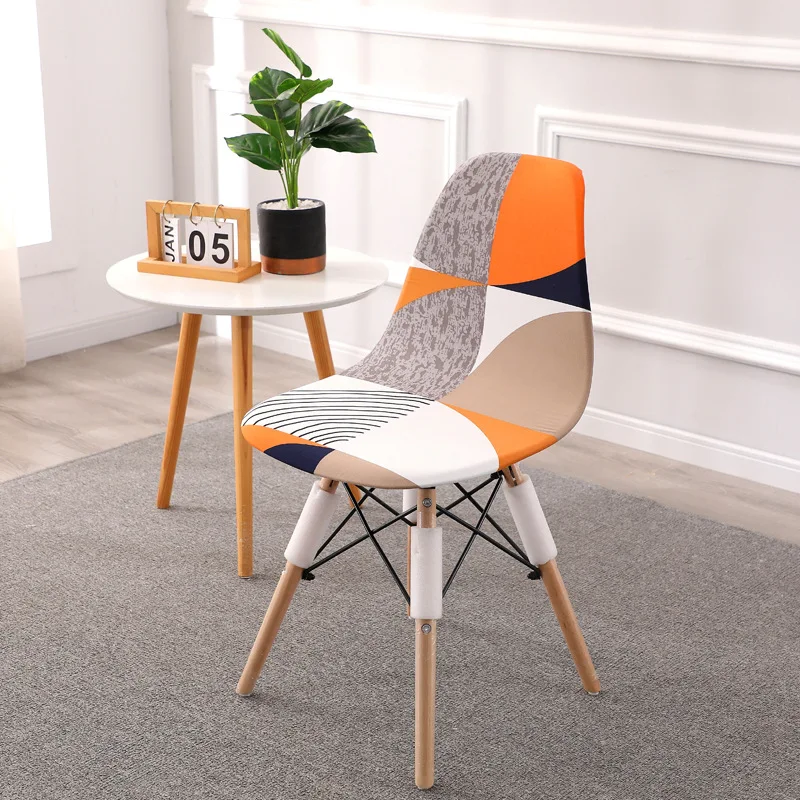 

1Pcs Chair Covers for Shell Chair Covers Elastic Dining Room Chair Covers Armless Chair Cover Chairs Washable Shell Chair Cover