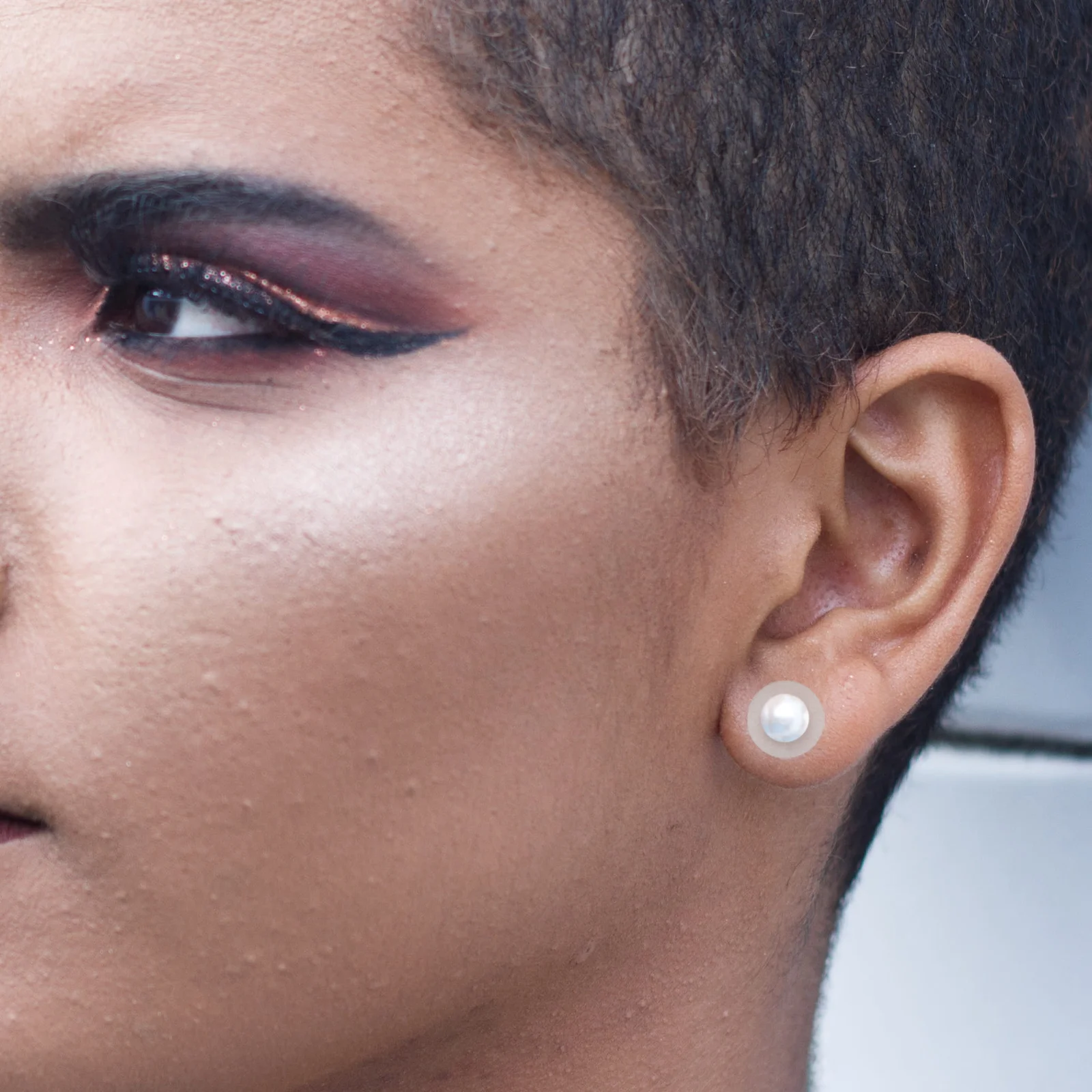 50 шт. прозрачные диски пластиковые для задней крышки сережек удобные и прочные